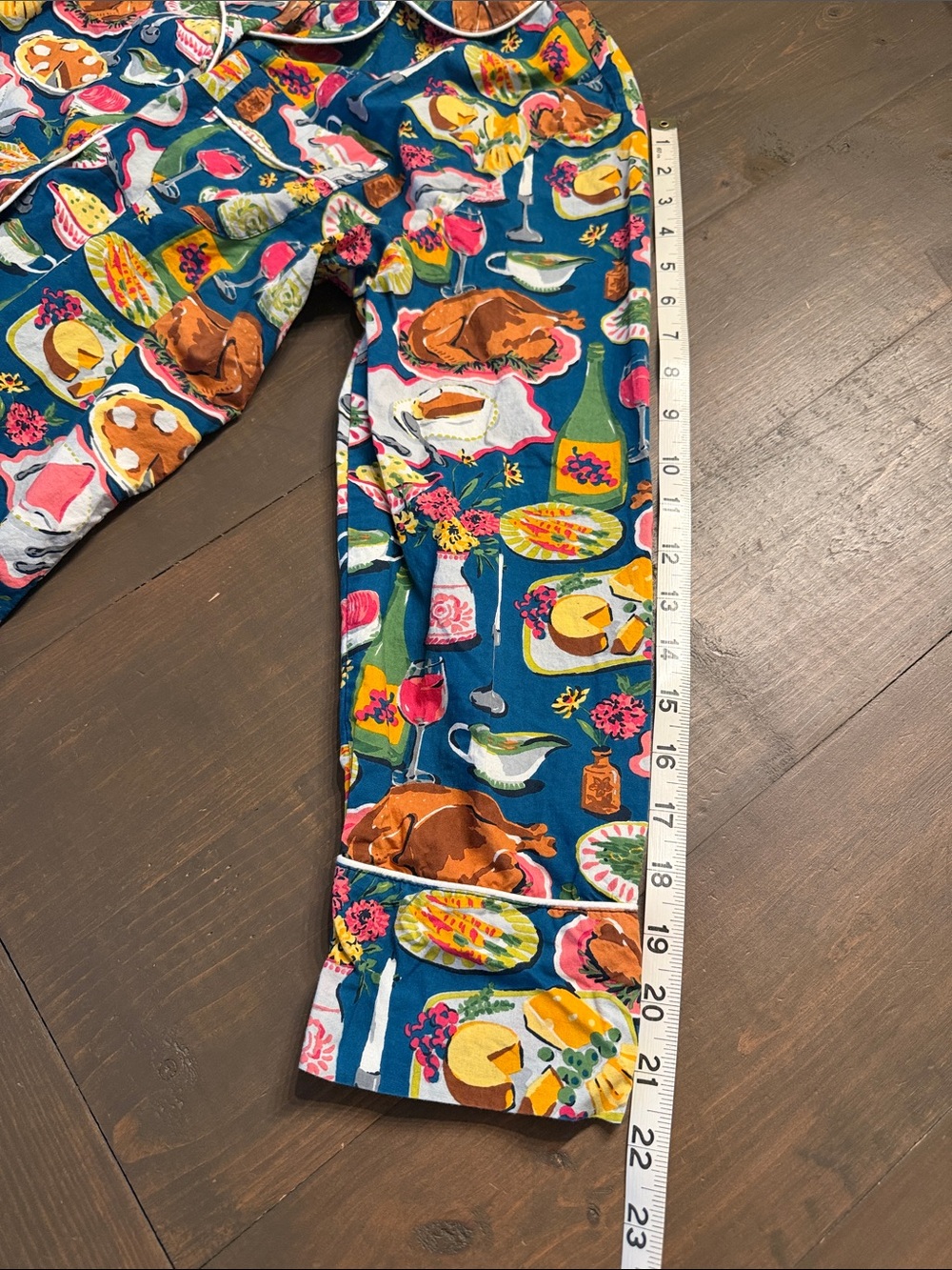 Printfresh Festive Feast Pajama Set M Anthropologie - Picture 9 of 11